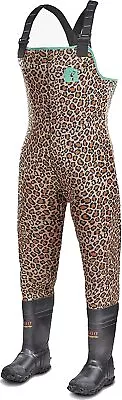 Gator Waders Women's Evo1 Leopard Waterproof Waders XX-Large 8 • $189.99