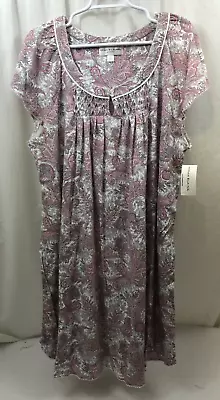 Women's Miss Elaine Short Nightgown  2X • $35.99