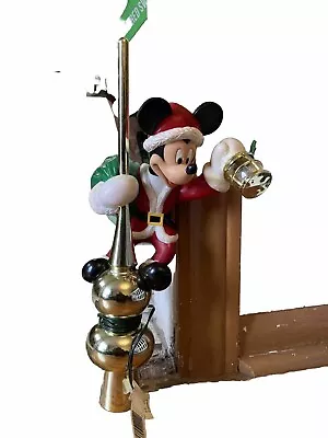 Mr Christmas Disney Mickey Mouse  Tree Topper Tested Working • $72.43