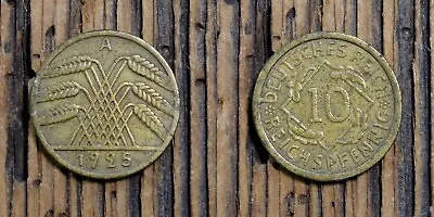 Germany 10 Reichspfennig 1925 A Coin • £2.50