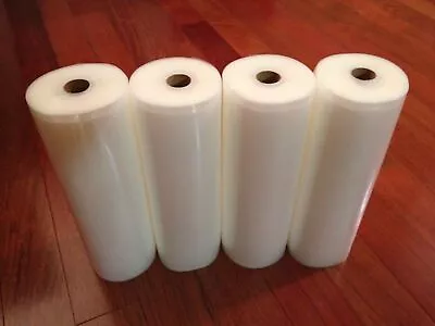 $38.95 • Buy 4 Roll 11 X50' Vacuum Sealer Bag 4mil Embossed Storage Bag For FoodSaver Machine