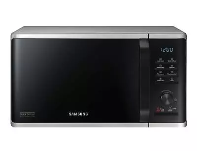 Samsung Solo Microwave Oven 800W Quick Defrost 23L MS23K3515AS/EU • £99