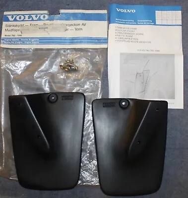 Volvo 740 760 1990 940 960 Original Dirt Catcher Front Mudflap Set NOS • $185.97