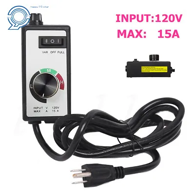 Newest For Router Fan Variable Speed Controller Electric Motor Rheostat AC 120V • $17.02