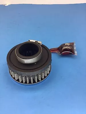 K&N Cycle Filter Pod For 28mm Carb Inlet Chrome • $29.49