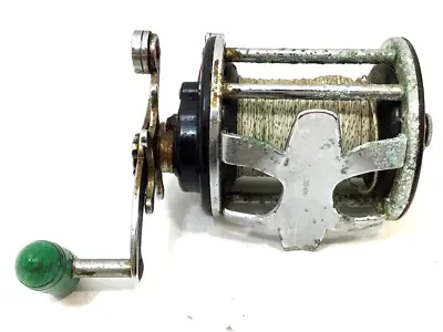 Penn Fishing Reel Model 155 Vintage Deep Sea Saltwater Trolling Equipment Green • $22.46