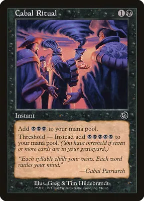 MTG Cabal Ritual [Torment​​​] Moderately Played​​ • $10.81