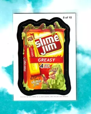 2013 Wacky Packages All New Series 10 {ANS10}  SLIME JIM  #8 Magnet • $4.99