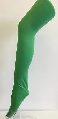 £3.49 • Buy Ladies Womans Mens Elf Shrek Green Tights 30 Denier Semi Opaque Fancy Dress  