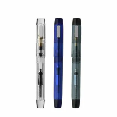 $14.24 • Buy 2022 MAJOHN C3 Clear Demonstration Resin Fountain Pen EF/F Nib Ink Pen In BOX
