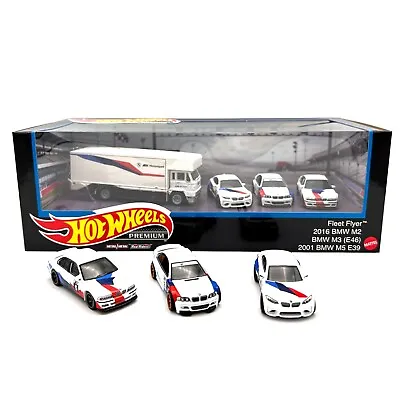 Hot Wheels Premium BMW Motorsport Collector Set M2 M3 E46 M5 E39 Toy Car HCR52 • $99.99