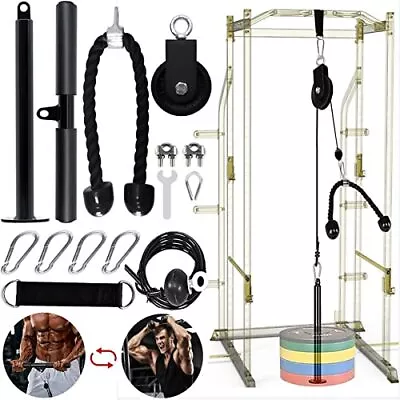 Weight Cable Pulley System Gym DIY Pulley Cable Machine Attachment System • £51.99