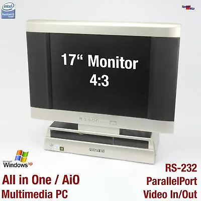 17   4:3 Multimdeia All IN One Aio Tv-Out IN Computer PC RS-232 Lpt Windows XP • $269.85