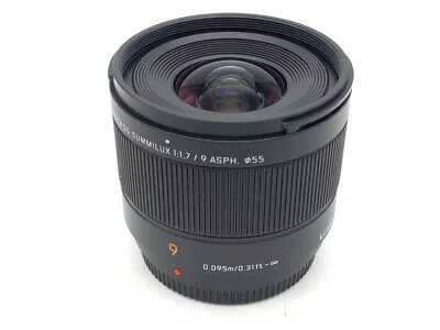 PANASONIC LEICA DG SUMMILUX 9mm/F1.7 ASPH. [H-X09] • $386.63