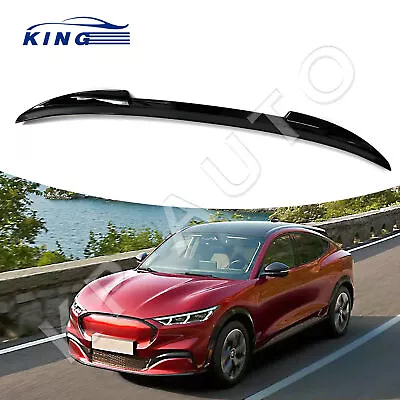 Rear Trunk Spoiler Wing For Mustang Mach-E 2021 2022 Accessories (Glossy Black) • $62.99