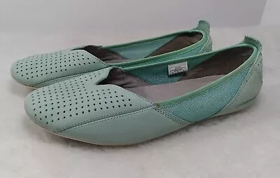 Patagonia Womens 10 Atoll Aqua Mint Green Slipon Flats Shoes.  Mint Condition • $14.99