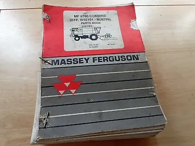 £14.99 • Buy Massey Ferguson MF8780 Combine Parts Book 651696M94