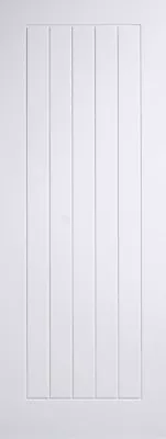 Internal Miami Cottage White Primed Finished  Solid Core Doors • £59.99