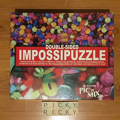 Double-Sided IMPOSSIPUZZLE  Pic 'n' Mix Woolworth's  550 Piece Jigsaw Puzzle New • £12.49