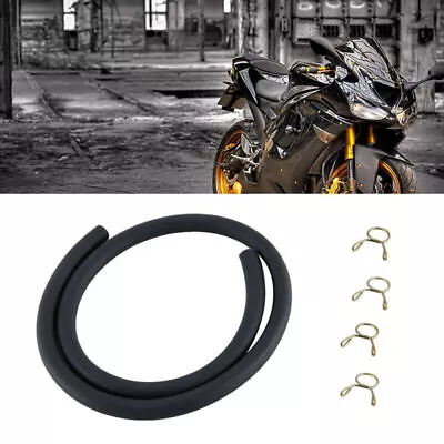 Motorcycle Parts Universal Engine Petrol Fuel Line Hose Pipe Gas Oil Tube 50cm • $7.99