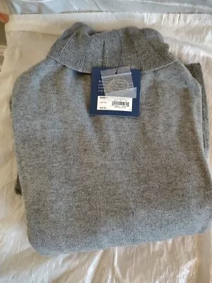 New Croft & Barrow Sweater Knit Turtleneck Gray Men's Tall 2XL • $16.99