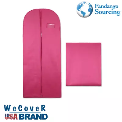 54  Clothes Cover Garment Storage Bags Travel Coat Long Dress Bags Color Pink • $12.48