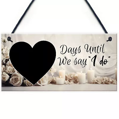 Wedding Countdown Days Until We Say I Do Engagement Gifts Mr And Mrs To Be • £3.99