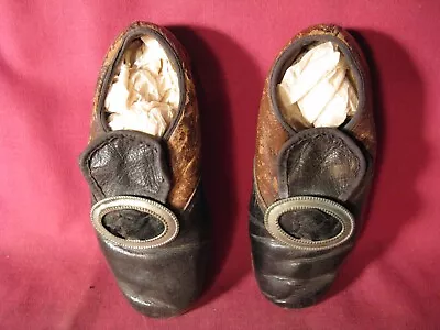 $9.95 • Buy Antique Child's Or Doll's Shoes With Shoe Buckles