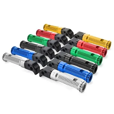 Foldable Foot Pegs Footrest Bike Rear Pedal For Yamaha YZF R3 MT-03/07/09/10 FZ8 • $16.79