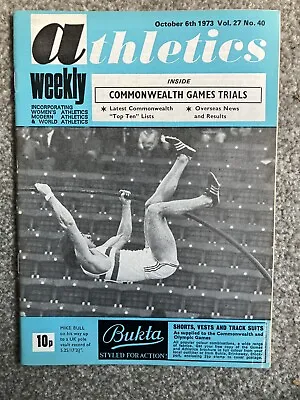 £6.99 • Buy ATHLETICS WEEKLY - 6 October 1973 - Road Relays Start; Mary Peters