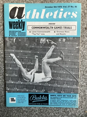 £6.99 • Buy ATHLETICS WEEKLY - 6 October 1973 - Road Relays Start; Mary Peters