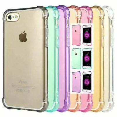 Slim Soft Gel Clear Case Cover For IPhone 15 14 13 Mini 12 11 Pro 5 6 8 XS Max 7 • $6.90