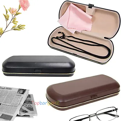£3.49 • Buy Hard Glasses Case Cover Eyeglasses Sunglasses Spectacle Storage Cloth Neck Cord