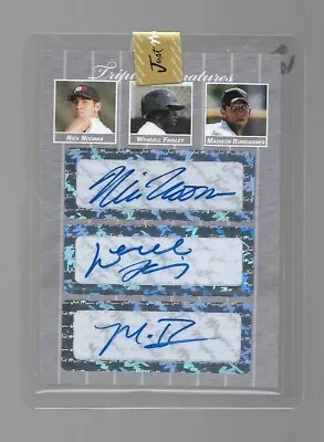 2007 Just Minors N. Noonan W. Fairley M. Bumgarner  Uncirculated  Auto #9/25 • $29.99