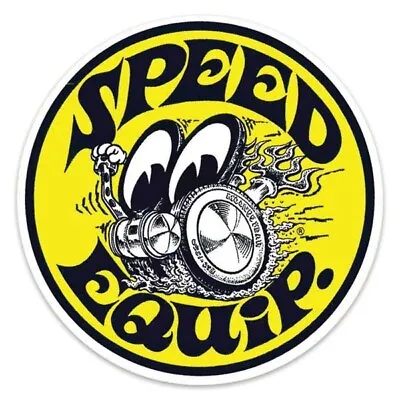 Mooneyes Speed Equip Sticker Decal Hot Rat Rod Drag Racing Gasser Nhra Vw Dm206 • $7.99