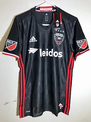 Adidas Authentic Mls D.c. United Team Jersey Black Size L • $39.99