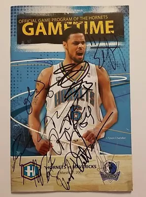 Jose Barea Devin George Autograph 2007 NBA Game Program 10 Auto's Dallas Mav.... • $25.99