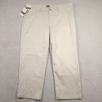 Merona Ultimate Khaki Pants Mens 44X30 Classic Fit Stain Resistant • $16.97