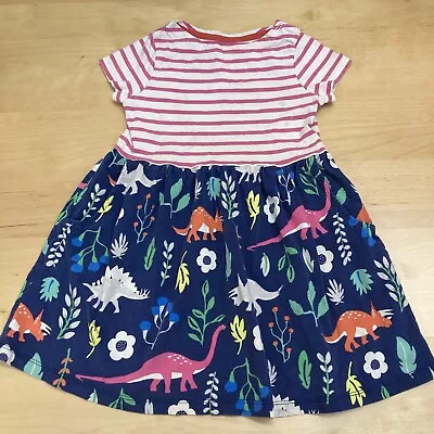 Mini Boden Toddler Dress Blue Dinos Size 2/3 • $5