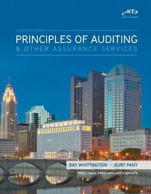 $20.95 • Buy Principles Of Auditing And Other Assurance Services   - By Ray Whittington