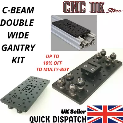 C-beam Gantry Plate Kit For V-slot Cnc Router Actuator Aluminium Extrusion • £36.99