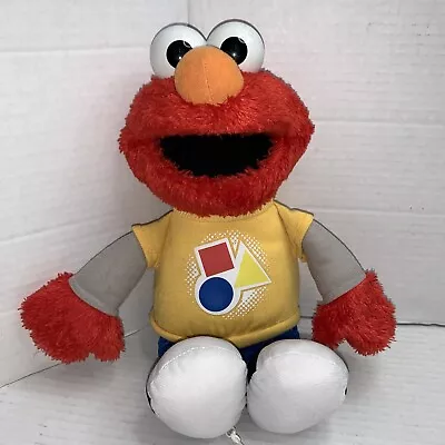 Talking ELMO Singing Plush Toy Doll Shapes Colors Sesame Street 2010 Working • $15.30