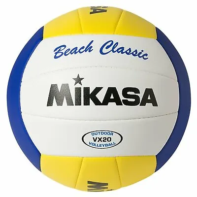 Mikasa VX20 Soft Stitched Composite Beach Volleyball - Official Size 5 • $30.99