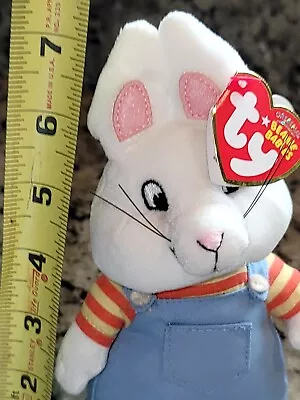 Ty Beanie Baby MAX  Nick  Max Ruby Bunny Rabbit Retired Toy Plush 🐣 Easter • $14.99