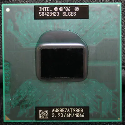 Intel Core 2 Duo T9400 T9500 T9600 T9800 T9900 Mobile Socket P CPU Processor • $21.43