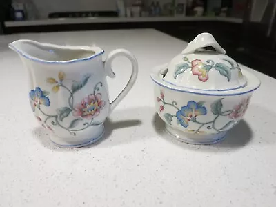 Villeroy Boch Delia Creamer And Sugar Bowl With Lid • $25.41