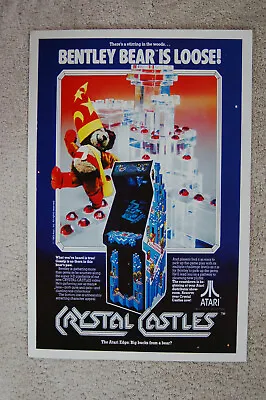 £5.83 • Buy Crystal Castles Arcade Flyer Promotional Poster