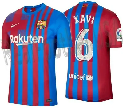 Nike Xavi Hernandez Fc Barcelona Home Jersey 2021/22 • $149.99