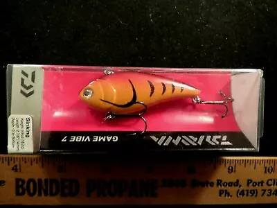 Daiwa Game Vibe 7 GV7S08 Red Craw Sinking Lipless Crank 5/8oz 2-7/8  Lure  • $9.99