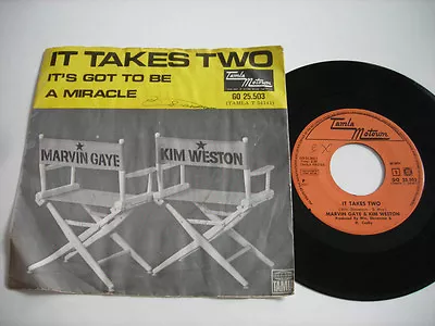 SHIGGIES PICTURE SLEEVE Marvin Gaye & Kim Weston It Takes Two 1958 45rpm VG+  • $24.99